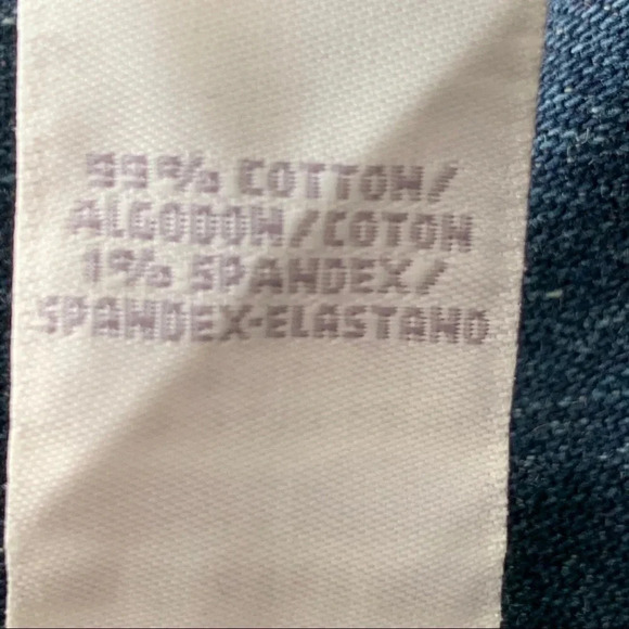 Liz Claiborne Longline Button Front Denim Jacket - Picture 10 of 11